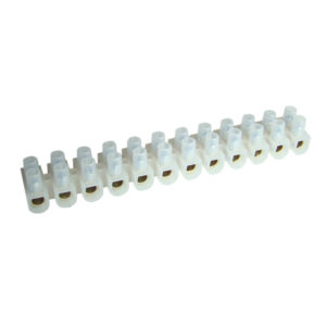 Sorkapocs 10mm2 50A 12 tagú natúr flexibilis, U profil, PE