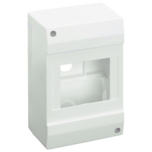 Lakáselosztó falon kívüli 1x4modul ajtó nélkül