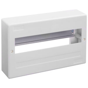 Lakáselosztó falon kívüli 1x12modul ajtó nélkül