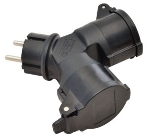 Ipari elosztó-csatlakozóalj 16A IP44 250VAC, 2xSCHUKO, max. 3680W