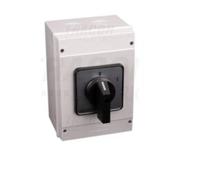 Kézikapcsoló tokozott 160A 3P 37kW be-ki 88×88mm, 60° IP65