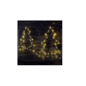 XMAS LED KARÁCSONYI ABLAKDÍSZ FENYŐFA, ELEMES