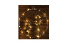 XMAS LED KARÁCSONYI FENYŐFA, ELEMES Timer 6+18h, 30LED, 3000K, 3xAA