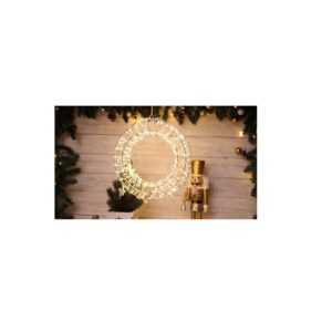 XMAS LED karácsonyi koszorú 3000K 3,6W 480LED