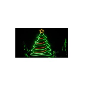 XMAS LED NEON KARÁCSONYI FENYŐ USB USB, 1,5m, 4,5W, RGB