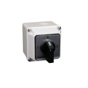 TOKOZOTT VÁLASZTÓKAPCS. 32A 400V 1-0-2 2X4P 11KW 64X64MM 90° IP65