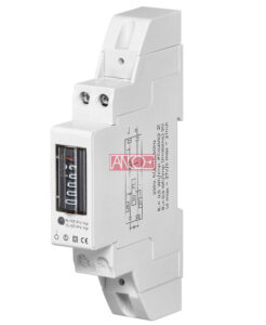 1 Fázisú elektromechanikus almérő 1 Modul, DIN sínre, 5- 40A