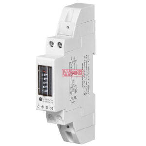 1 Fázisú elektromechanikus almérő 1 Modul, DIN sínre, 5- 40A