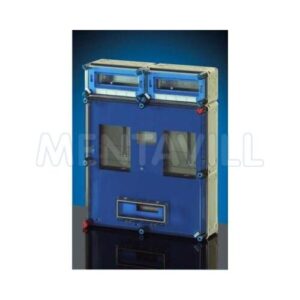 MI 72869-0 fogyasztásmérő szekrény 3 72863+2x 71112 kék előlap