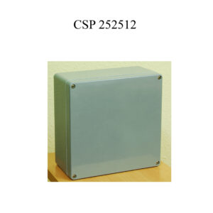 CSP 252512 poliészter doboz fekete üres