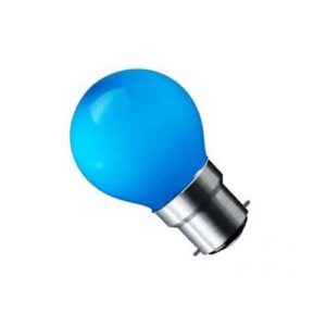LED gömb b22 1W kék matt
