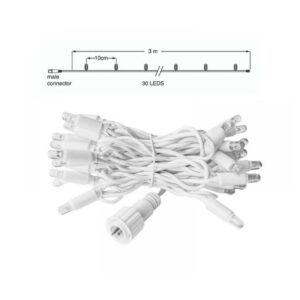FÉNYFÜZÉR LED 3m 2W 2400K TRO 011-124 LED FÉNYFÜZÉR 230V 3M 2W