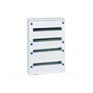 Lakáselosztó falon kívüli 4x24M ajtó nélkül modul160