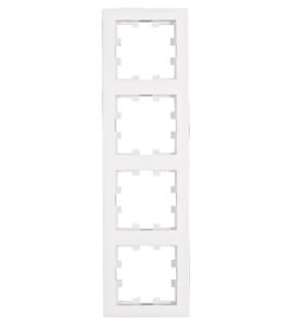 VISIO S keret négyes fehér