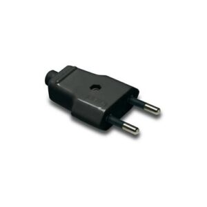 Dugvilla földeletlen lapos fekete 10A@ 250V