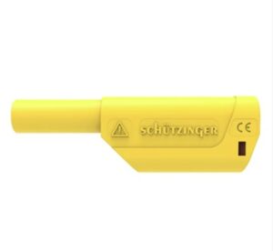 BANÁNDUGÓ SFK 8500 L 1000V 32A SÁRGA Ni/As, CAT II, GS (BIZTONSÁGI)