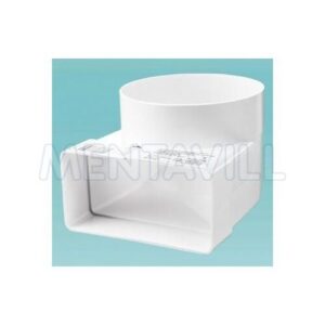 Ventilátor cső átalakító 90° 55x110/d100