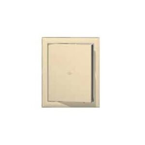 Ellenőrző ablak 167x167mm műanyag bézs