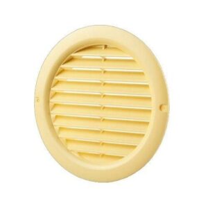 Ventilátor rács kerek 100mm beige szúnyoghálós