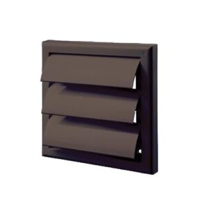 Ventilátor zsalu d100 grav. barna 100mm csőcsatlakozóval