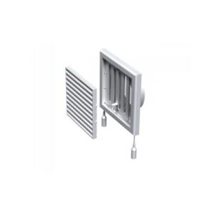 Ventilátor rács d100mm kézi zsalu szháló