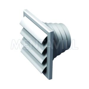 Ventilátor zsalu d125 187x187mm grav. 100--130mm csőcsatlakozóval