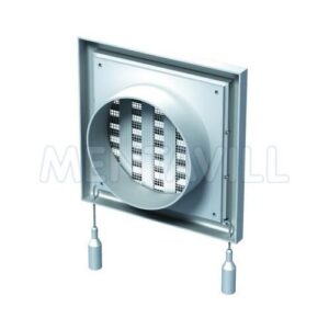 Ventilátor zsalu d125 187x187mm+húzók.