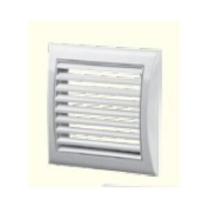 Ventilátor zsalu 193x188mm ívelt fix műa