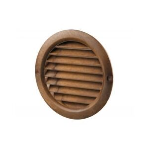 Ventilátor rács kerek 125mm mahagóni szúnyoghálós