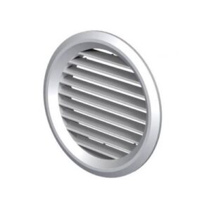 Ventilátor rács kerek 125mm szürke szúnyoghálós