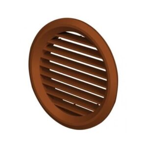 Ventilátor rács kerek 150mm barna szúnyoghálós