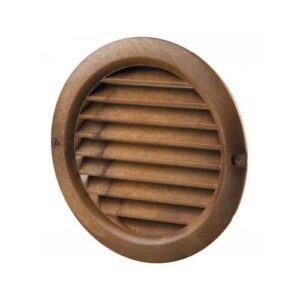 Ventilátor rács kerek 150mm mahagóni szúnyoghálós