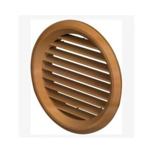 Ventilátor rács kerek 150mm vil.tölgy szúnyoghálós