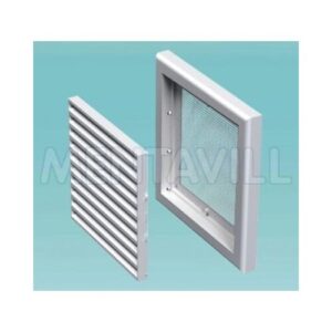 Ventilátor rács 250x250mm fix csavaros