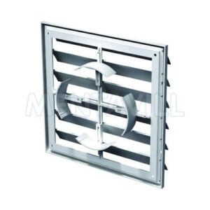 Ventilátor grav. zsalu 250x250/d100-150 100-150mm csőcsonkkal