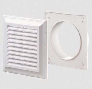 VENTIL RÁCS 185x185/D125 FIX +SZHÁLÓ 4665