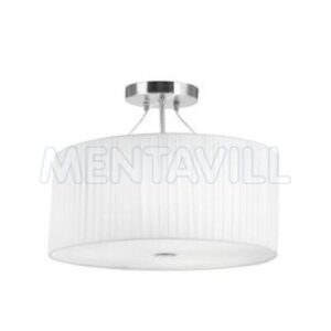 Mennyezeti matt króm/ fehér selyem la nube 3x 40W E27
