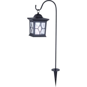 Szolár lámpás fekete 0,06W LED 210×*