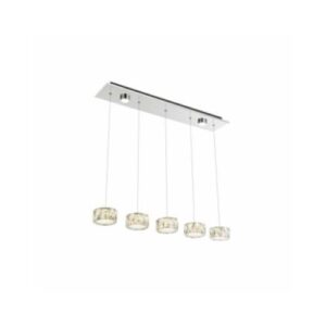 AMUR függ.LED 48W kr/kristály@ 3700lm, 4000K