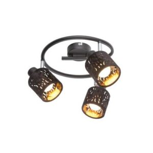 TROY Spot 2×E14 8W LED fekete/bársony D:250, H:150