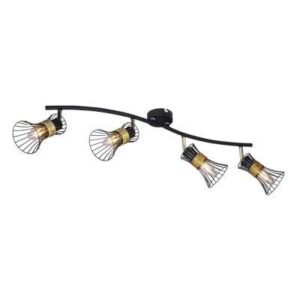 PURRA Spot 4xE14 40W fk-arany LxH:700x220