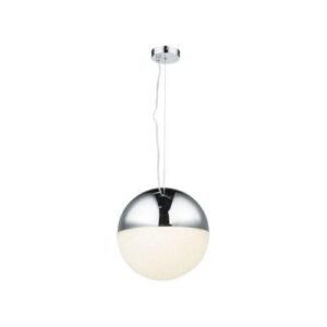 króm váz, akril búra, akril-kristály dekorral, D:280, H:1250, tartalmazza: 1xLED 16W 230V, 1410lm, 4000K