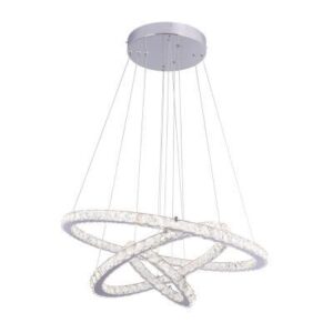 MARILYN Függ.LED 76W 3060lm krist. D:30,50,70 H:1200,3000-6000K távir.