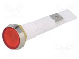 ELLENŐRZŐ LÁMPA 230VAC PIR. 10mm
