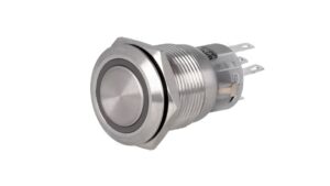 NYOMÓGOMB V19-21R-24R-S VANDBIZ. IP67 0,5A/230V AC 1A/24VDC