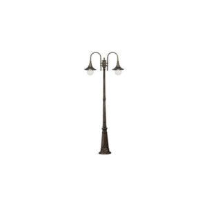 IDEAL-LUX cima pt2 kültéri álló 2×60W E27 antik bronz