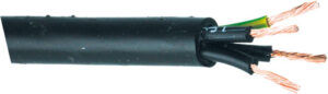 OZ-600 4x 2,5 VEZÉRLŐKÁBEL Fekete, UV- álló