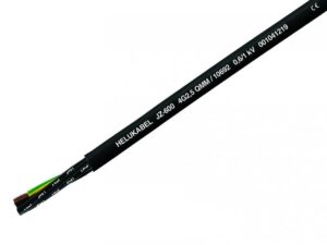JZ-600 12x 2,5 VEZÉRLŐKÁBEL FEKETE (10699), UV Álló