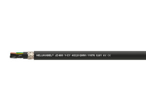 JZ-600-Y-CY 7x 2,5 FEKETE 0,6/1 kV, ÁRNYÉKOLT, RUGALMAS