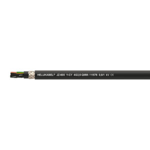 JZ-600-Y-CY 7x 2,5 FEKETE 0,6/1 kV, ÁRNYÉKOLT, RUGALMAS